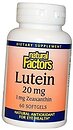 Фото Natural Factors Lutein 20 мг 30 капсул