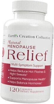 Фото Earth's Creation Natural Menopause Relief 120 капсул