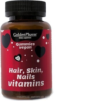 Фото Golden Pharm Hair Skin Nails 60 таблеток