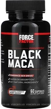 Фото Force Factor Black Maca 500 мг 60 капсул