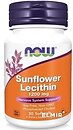 Фото Now Foods Sunflower Lecithin 1200 мг 30 капсул