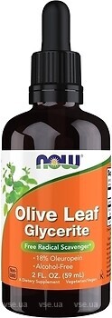 Фото Now Foods Olive Leaf Glycerite 18% Liquid 59 мл (4898)