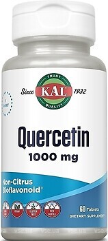 Фото KAL Quercetin 1000 мг 60 таблеток