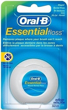 Фото Oral-B Зубная нить Essential Floss Мята 50 м (3014260280772)