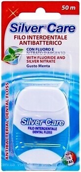 Фото Silver Care Зубная нить с фтором и нитратом серебра 50 м