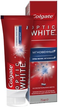 Фото Colgate Зубная паста Optic White Мгновенный 75 мл