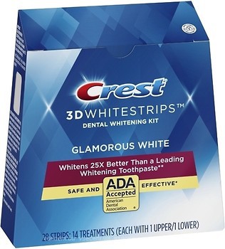 Фото Crest Отбеливающие полоски 3D Whitestrips Glamorous White 28 шт.