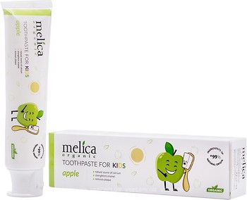 Фото Melica organic Зубная паста Kids Яблоко 100 мл