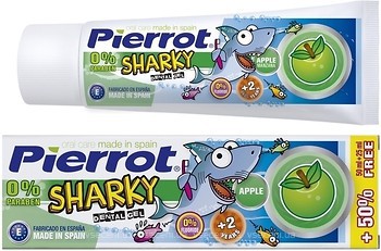 Фото Pierrot Гелевая зубная паста Sharky с ароматом яблока 50 мл