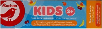 Фото Ашан Зубная паста Kids Multi-Fruits 50 мл