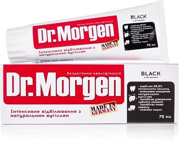 Фото Dr.Morgen Зубная паста Black 75 мл