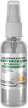 Фото Euro Plus тоник антисептический для тела Хлоргексидина биглюконат с экстрактом ромашки 50 мл