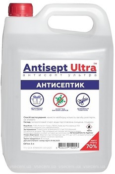 Фото Antisept Ultra антисептик для рук и поверхностей 5 л