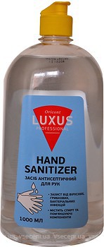 Фото Luxus Professional антисептик для рук Hand Sanitizer 1 л
