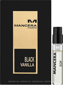 Фото Mancera Black Vanilla 2 мл (пробник)