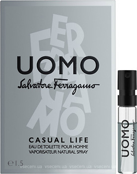 Фото Salvatore Ferragamo Uomo Casual Life 1.5 мл (пробник)