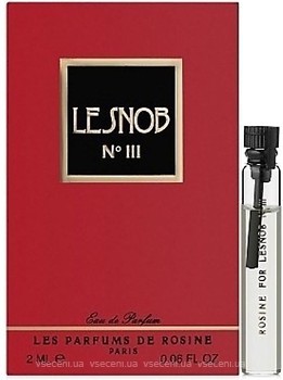 Фото Les Parfums de Rosine Le Snob № 3 2 мл (пробник)