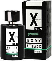 Фото Aurora X phero man Green Body Attack Parfum 50 мл