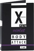 Фото Aurora X phero man Violet Body Attack Parfum 1 мл (пробник)