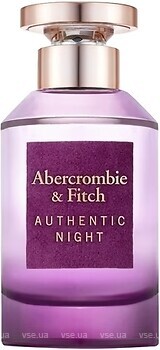 Фото Abercrombie Fitch Authentic Night woman 30 мл