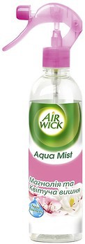 Фото Air Wick интерьерные духи-спрей Aqua Mist Магнолия и Цветущая вишня 345 мл