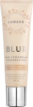 Фото Lumene Longwear Blur Foundation SPF15 №3 Fresh Apricot
