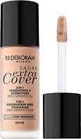 Фото Deborah 24Ore Extra Cover 2in1 Foundation And Concealer 02 Beige