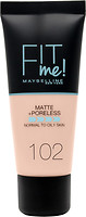 Фото Maybelline Fit Me Matte and Poreless Foundation №102