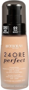 Фото Deborah 24Ore Perfect Foundation №02 True Beige