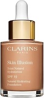 Фото Clarins Skin Illusion Natural Hydrating Foundation SPF15 №112 Amber