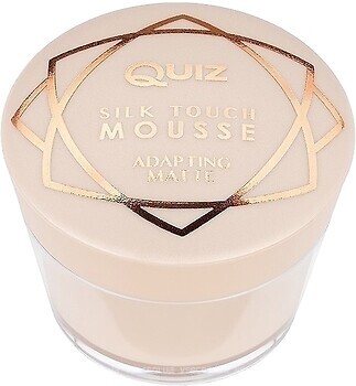 Фото Quiz Cosmetics Silk Touch Mousse Adapting Matte №01