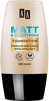 Фото AA Cosmetics Make Up Matt & Smoothing Foundation №105 Sand