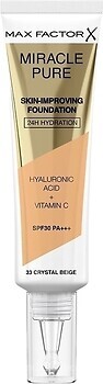 Фото Max Factor Miracle Pure Skin-Improving Foundation SPF30/PA+++ №033 Crystal Beige