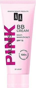 Фото AA Cosmetics Aloes Pink BB Cream SPF15 №01 Light