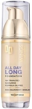 Фото AA Cosmetics Wings of Color All Day Long Foundation №102 Soft Beige
