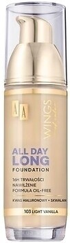 Фото AA Cosmetics Wings of Color All Day Long Foundation №103 Light Vanilla