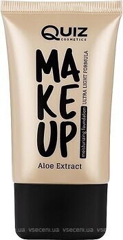 Фото Quiz Cosmetics Make Up With Aloe Extract №02 Creamy Beige