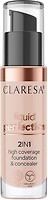 Фото Claresa Liquid Perfection 2 in 1 High Coverage Foundation & Concealer №104 Nude (KK-CL-KOR-2W1-02-004)