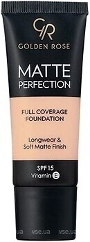 Фото Golden Rose Matte Perfection Full Coverage Foundation SPF15 C2