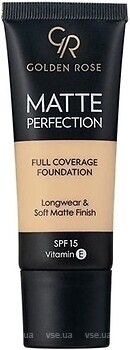 Фото Golden Rose Matte Perfection Full Coverage Foundation SPF15 N2