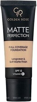 Фото Golden Rose Matte Perfection Full Coverage Foundation SPF15 N4