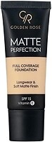 Фото Golden Rose Matte Perfection Full Coverage Foundation SPF15 N1