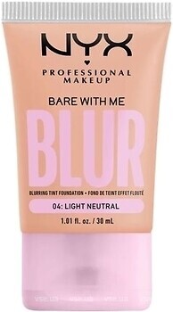 Фото NYX Professional Makeup Bare With Me Blur Tint Foundation №04 Light Neutral