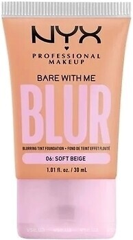 Фото NYX Professional Makeup Bare With Me Blur Tint Foundation №06 Soft Beige