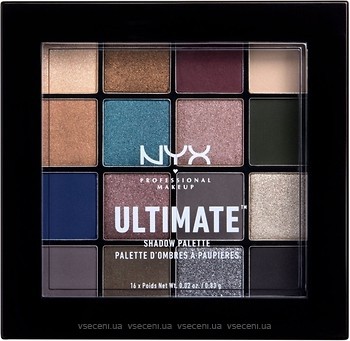 Фото NYX Professional Makeup Ultimate Shadow Palette 10 Ash