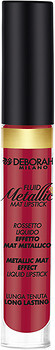 Фото Deborah Fluid Metallic Mat Lipstick №02 Metallic Red