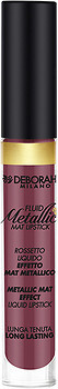 Фото Deborah Fluid Metallic Mat Lipstick №04 Metallic Plum