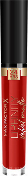 Фото Max Factor Lipfinity Velvet Matte №25 Red Luxury