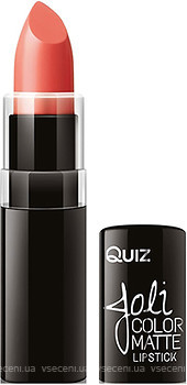 Фото Quiz Cosmetics Joli Color Matte Long Lasting Lipstick №301 Pure Elegance