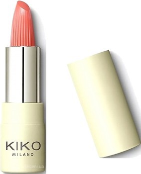 Фото Kiko Milano Green Me Creamy Lipstick №02 Sun-Dried Apricot